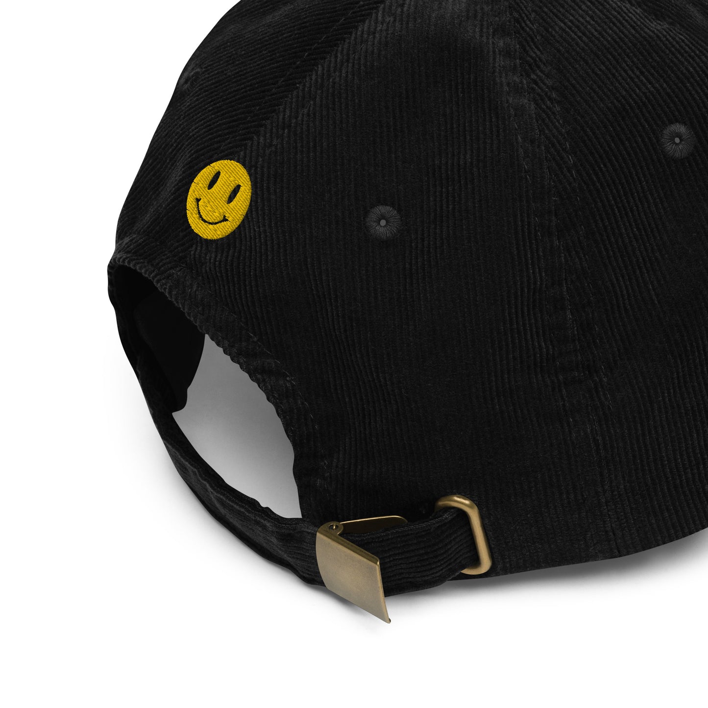 Stay Gold - Vintage corduroy cap - Black