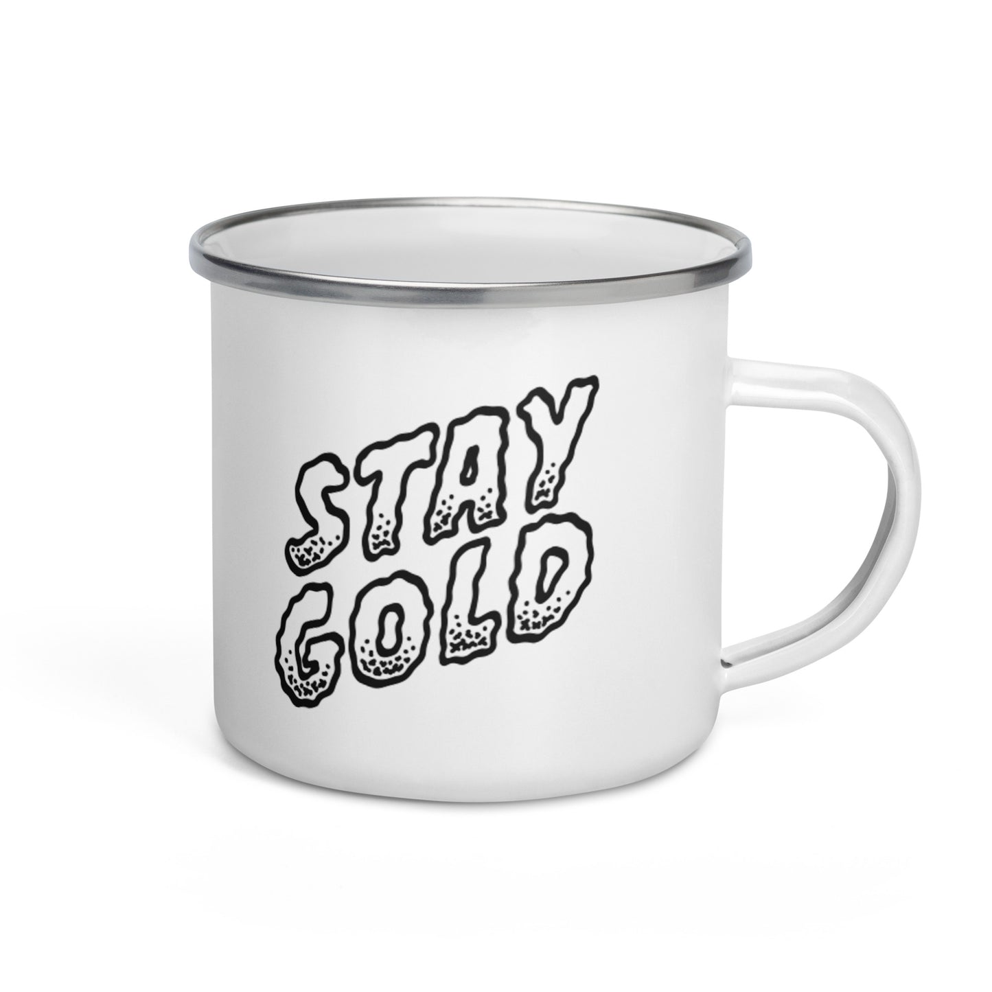 Stay Gold Enamel Mug